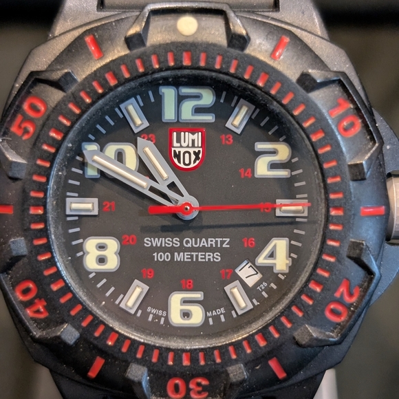 Luminox Sentry 0200 Series 43mm Black Composite Case with Black Silicone Band - Picture 1 of 7